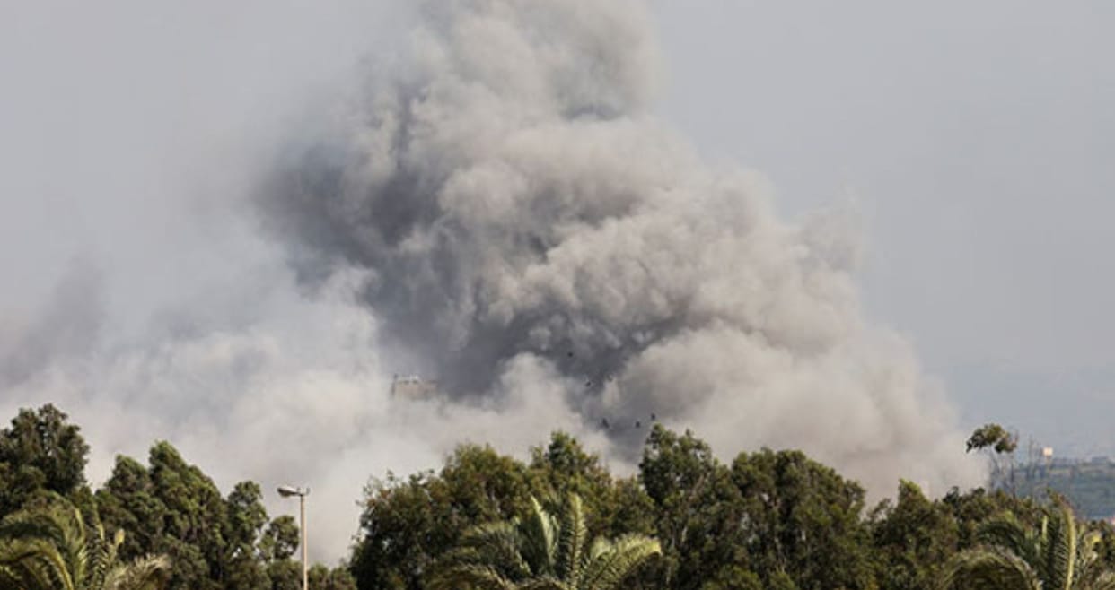IDF airstrike in Lebanon many people killed and Hezbollah response fired rockets at Israel