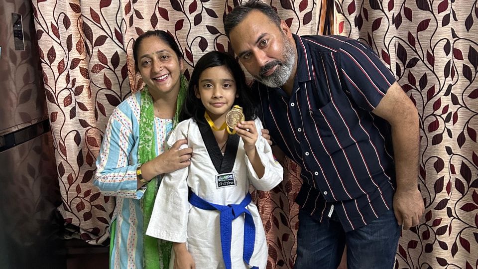 Naisha became Taekwondo champion won 27 medals Delhi