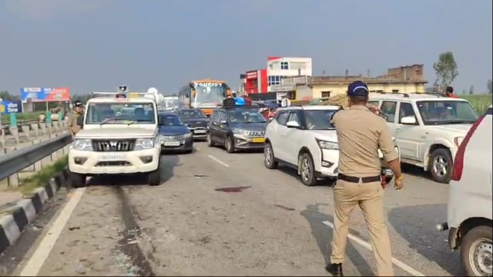 Roorkee Accident Roadways bus ran over two bike riders dragged them for 40 meters both died