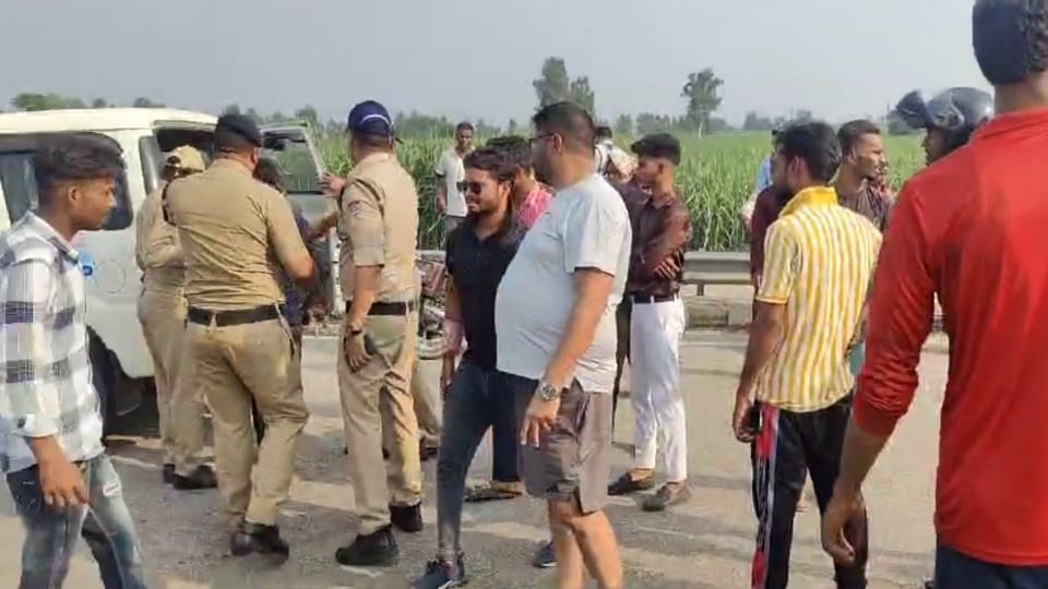 Roorkee Accident Roadways bus ran over two bike riders dragged them for 40 meters both died