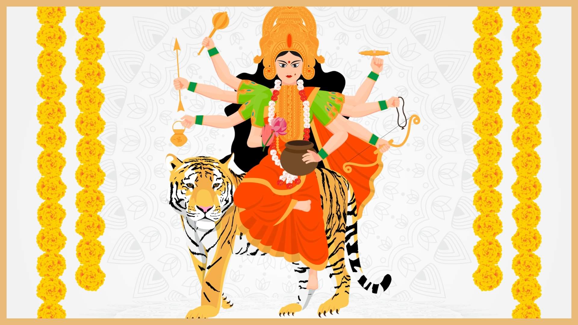 Shardiya Navratri Nine Colors importance of 9 days wear these colors to get blessings of Maa Durga