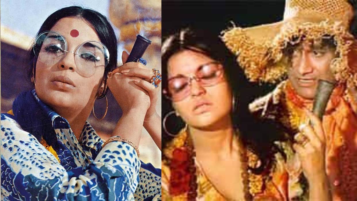 Zeenat Aman revealed that she had smoked up during the shoot of the song Dum Maaro Dum Song