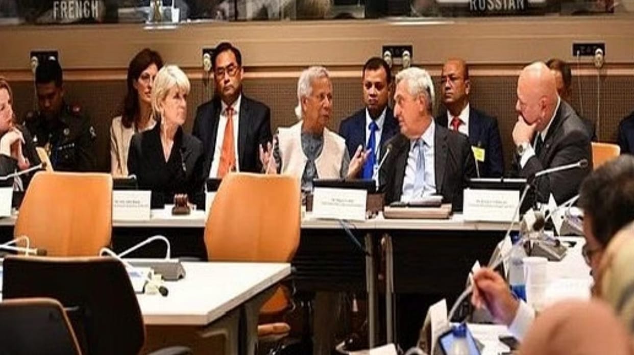 Muhammad Yunus in New York, he calls for repatriation of Rohingyas amid deteriorating security situation