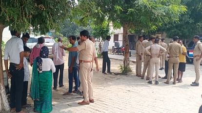 Hathras Murder Case school is in debt horseshoe hangs on wall a doll hangs on gate