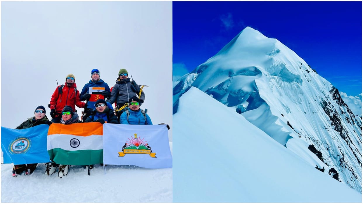 Nimas honoured Dalai Lama by naming an unnamed peak in Arunachal Pradesh after him