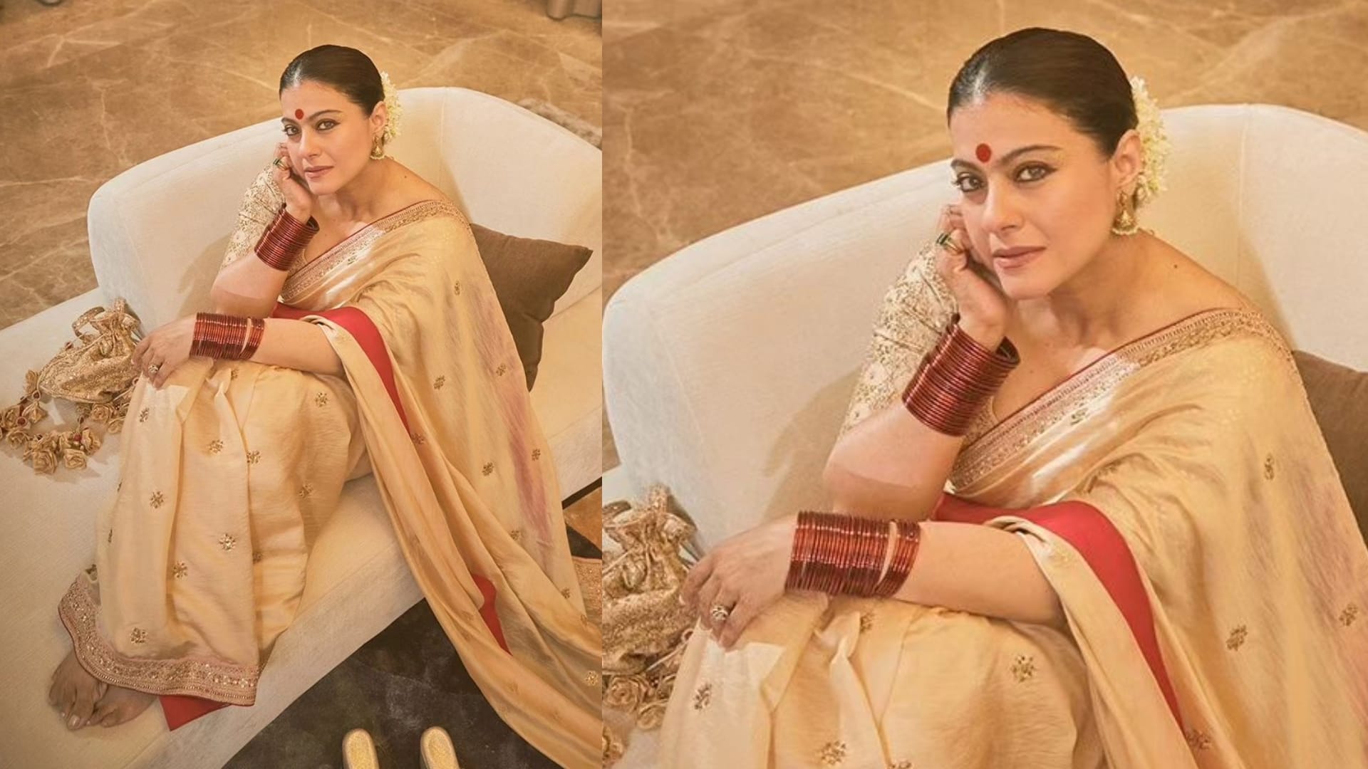 Shardiya Navratri 2024 trendy outfit for navratri puja inspired by actress