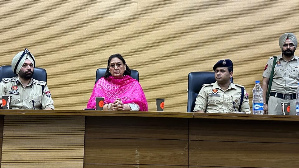 Raj Lali Gill Chairperson of Punjab State Women Commission meet girl students of Patiala National Law Universi