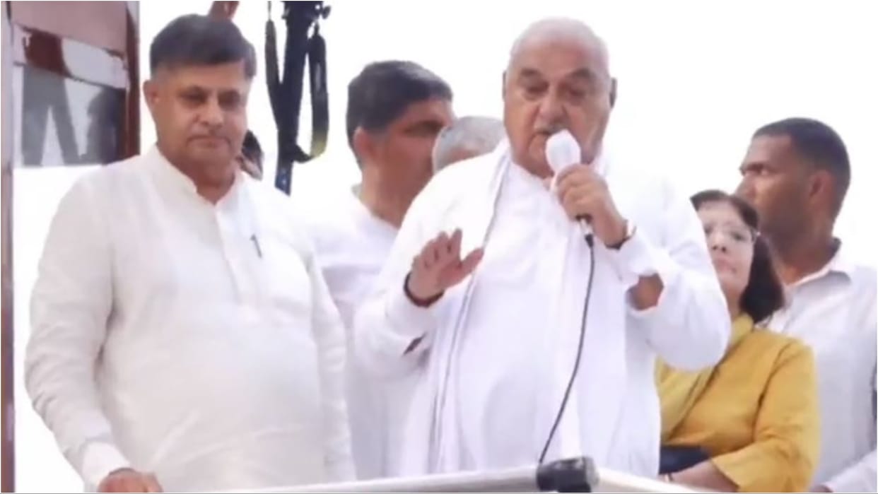 Haryana: Hooda said - Naib Saini neither took care of Narayangarh nor Karnal, did not even reach Ladwa