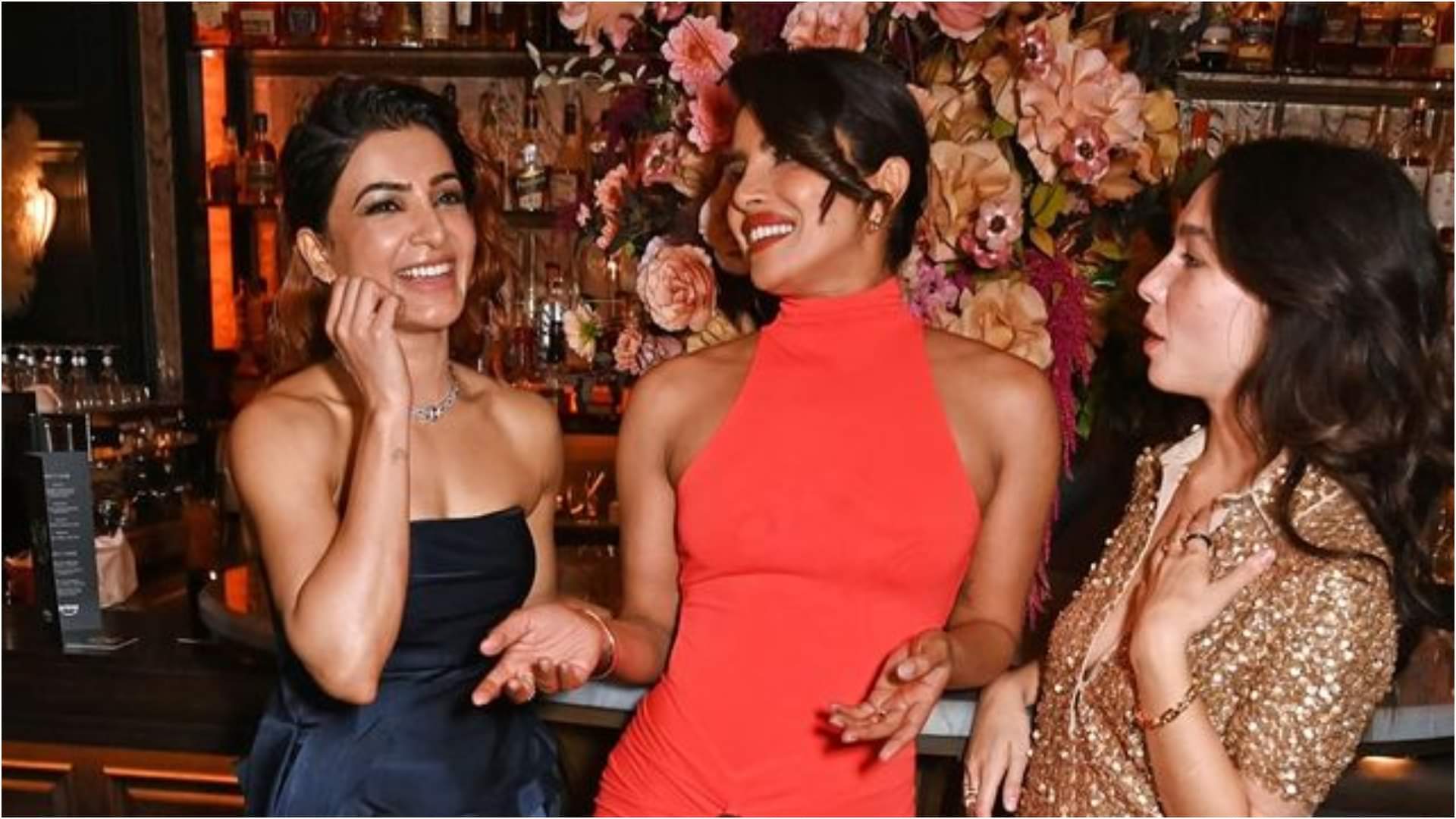 samantha ruth prabhu Priyanka Chopra attends Citadel Honey Bunny London screening but Varun Dhawan was absent