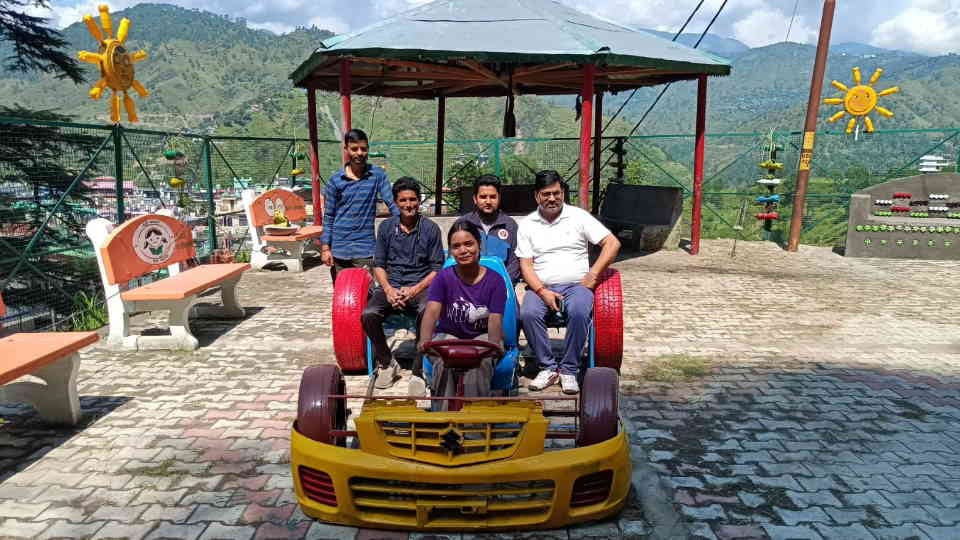 Uttarkashi Waste Wonder Park decoration with waste Material See beautiful Photos