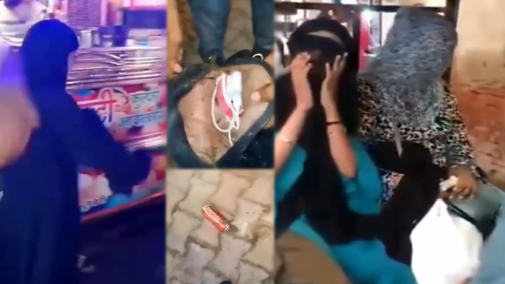 Meerut: Uproar broke out when burqa-clad women bought liquor, youths behaved indecently