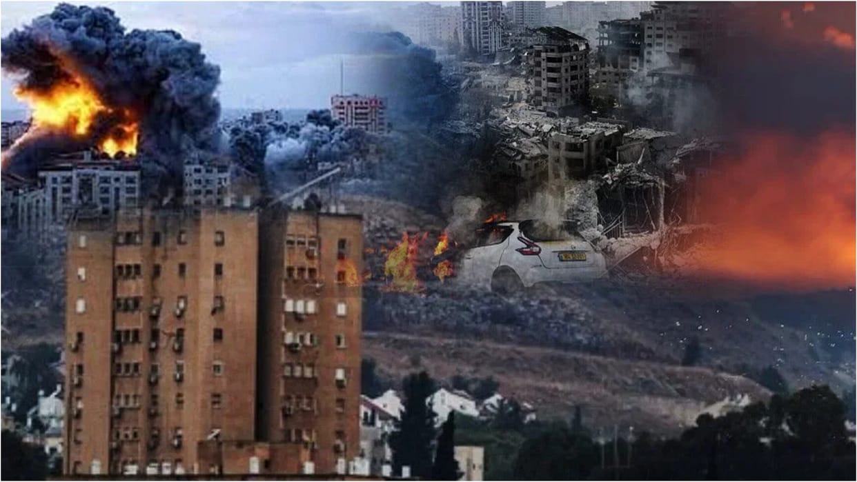 Israel launches airstrike again in Beirut explosions cut off main road between Lebanon and Syria
