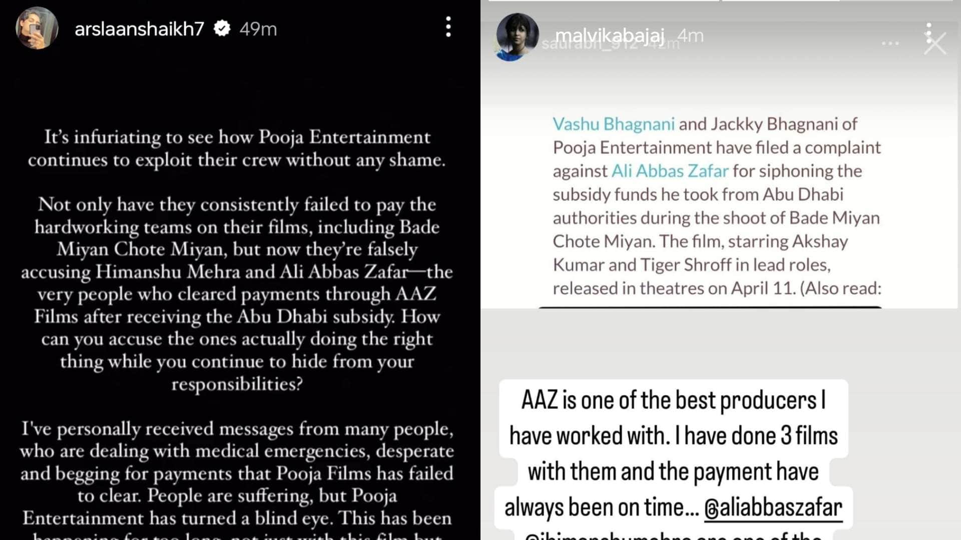 Vashu Bhagnani on target after complaint against Ali Film technicians exposed him on social media