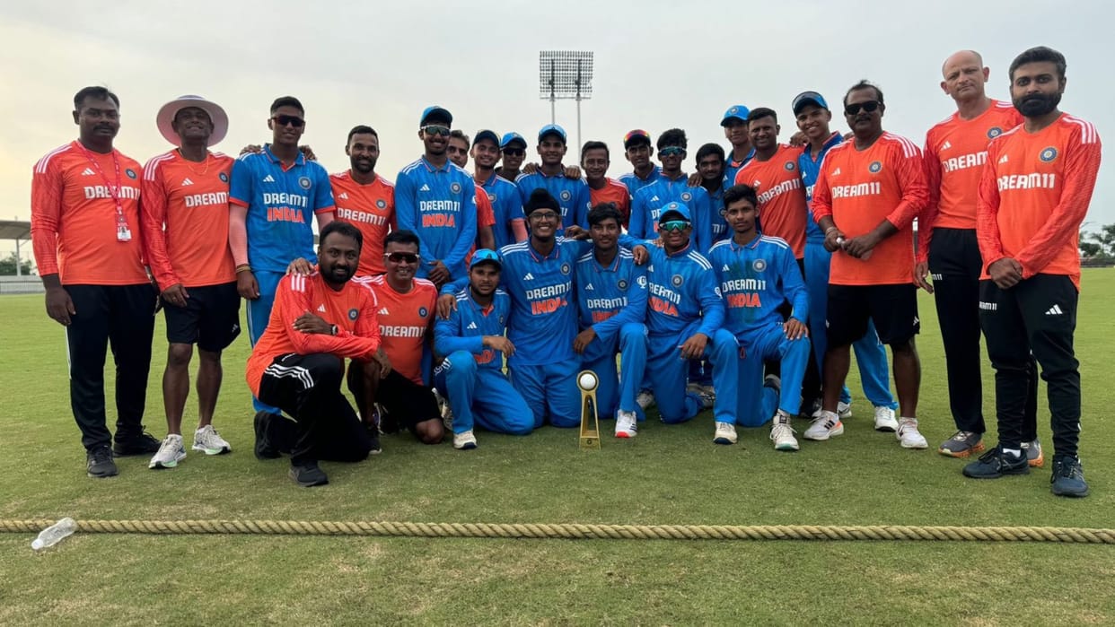 IND vs AUS: Indian Under-19 team won the third match against Australia by seven runs, won odi series by 3-0
