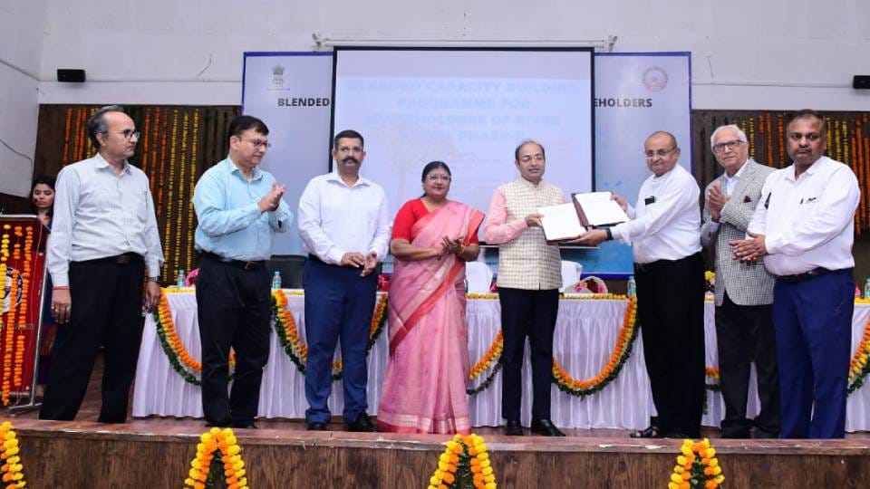 dialogue program on Namami Gange scheme was organized at Dr. Bhimrao Ambedkar University in Agra