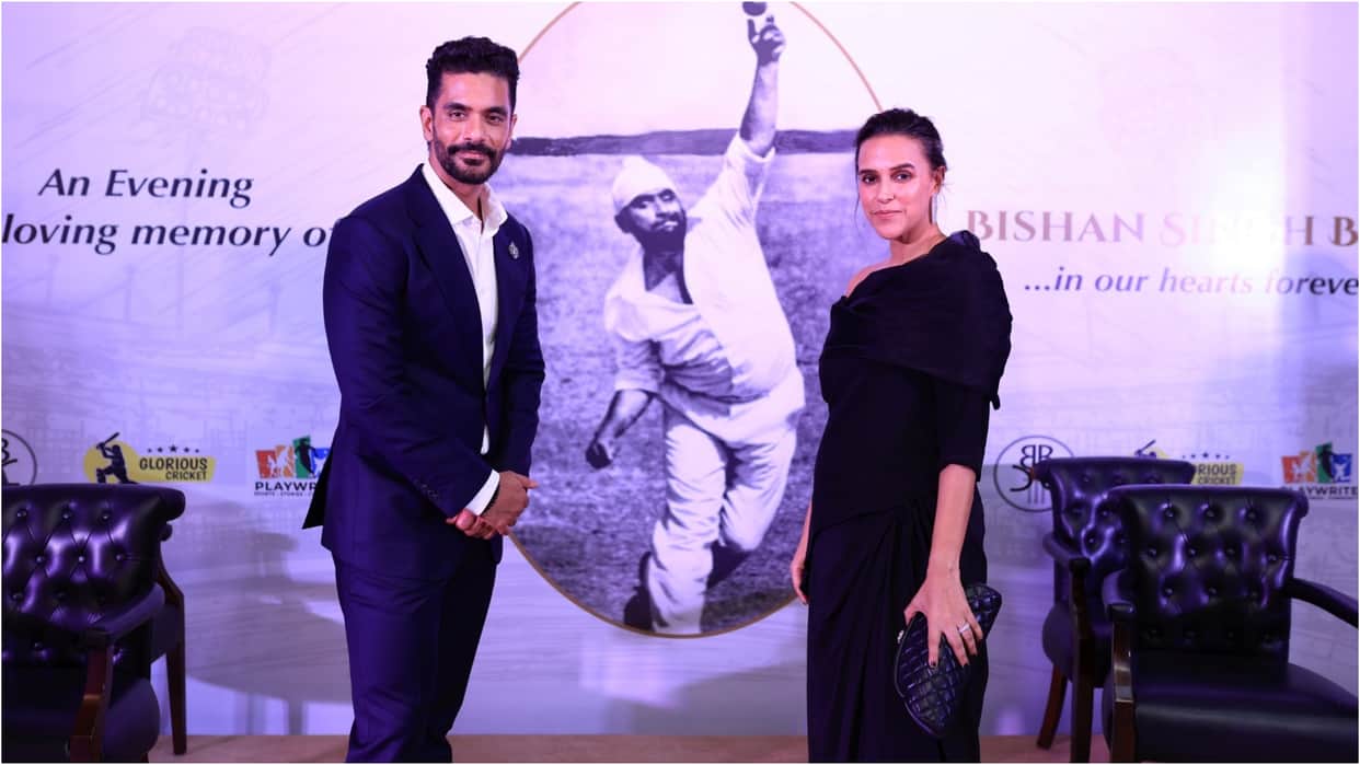 Bishan Singh Bedi birth anniversary: Angad Bedi Neha Dhupia hosted an event in memory of legendary cricketer