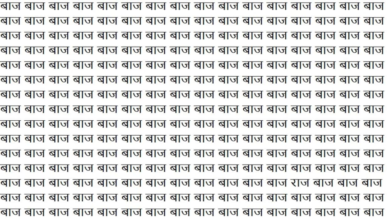 Optical Illusion IQ Test: Can You Find The Raj in This Picture in 12 Seconds