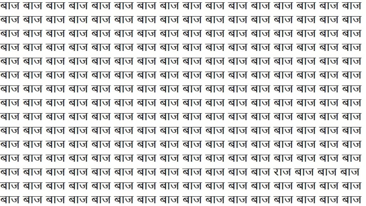 Optical Illusion IQ Test: Can You Find The Raj in This Picture in 12 Seconds