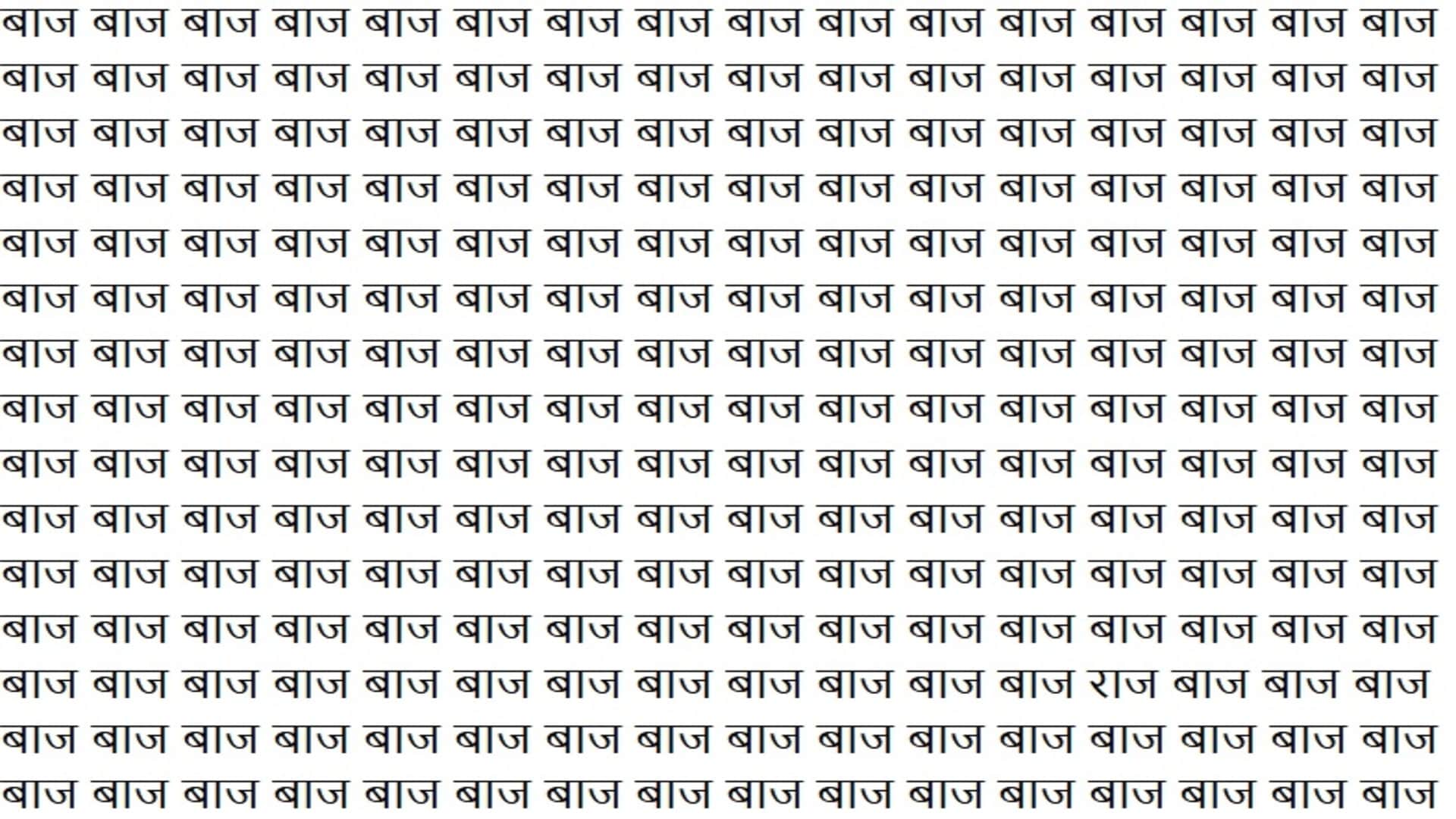 Optical Illusion IQ Test: Can You Find The Raj in This Picture in 12 Seconds
