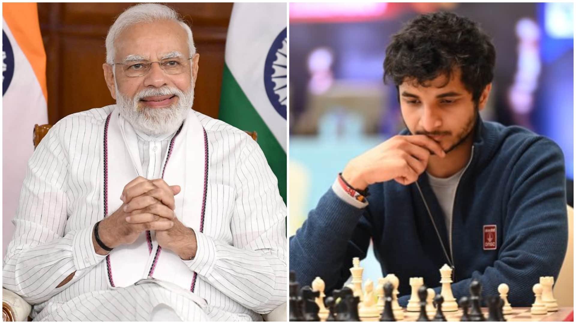 PM Modi interacted with Gold Medalist Indian mens and womens Chess teams in 45th Chess Olympiad