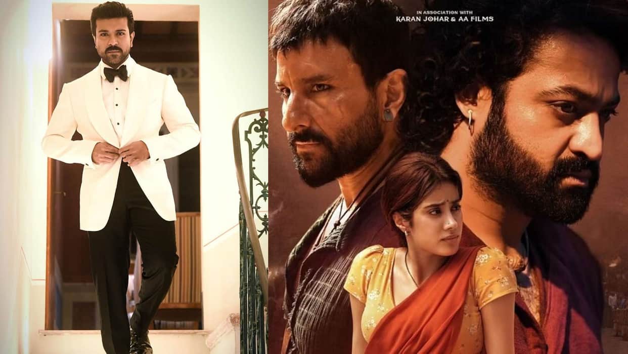 Devara Part 1 Ram Charan wished brother Jr NTR wrote a special note for team saif ali khan janhvi kapoor