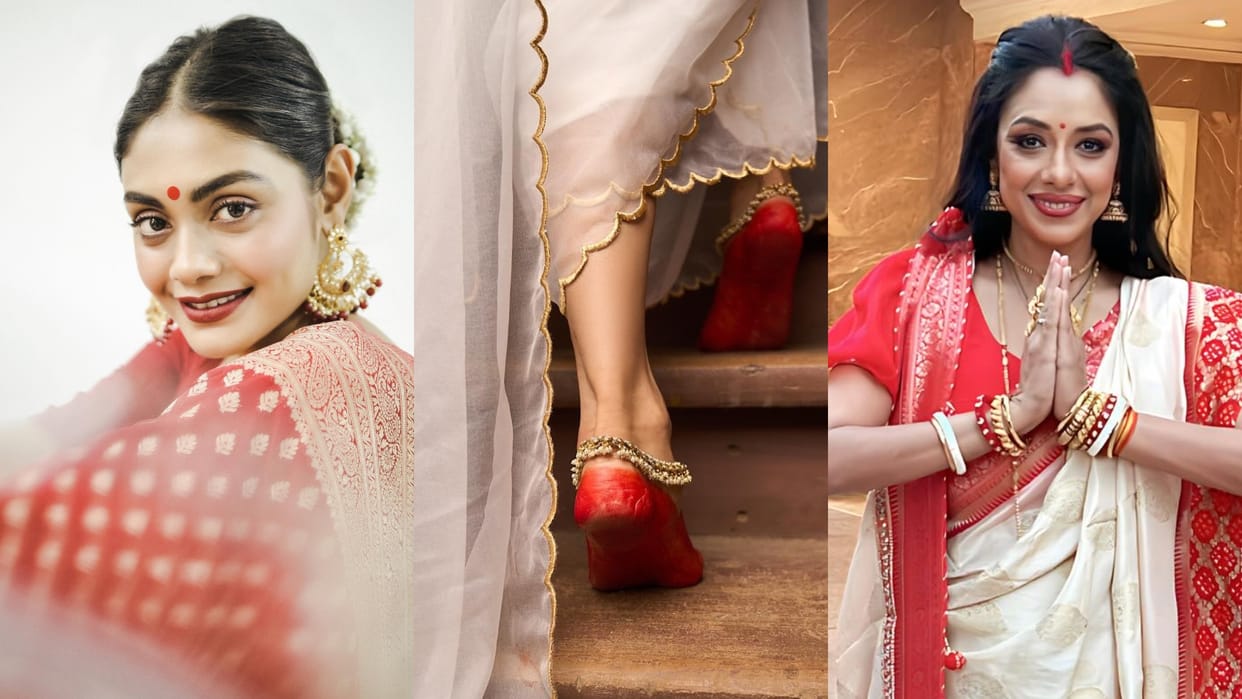 shardiya navratri 2024 simple tips to create Durga Puja Look