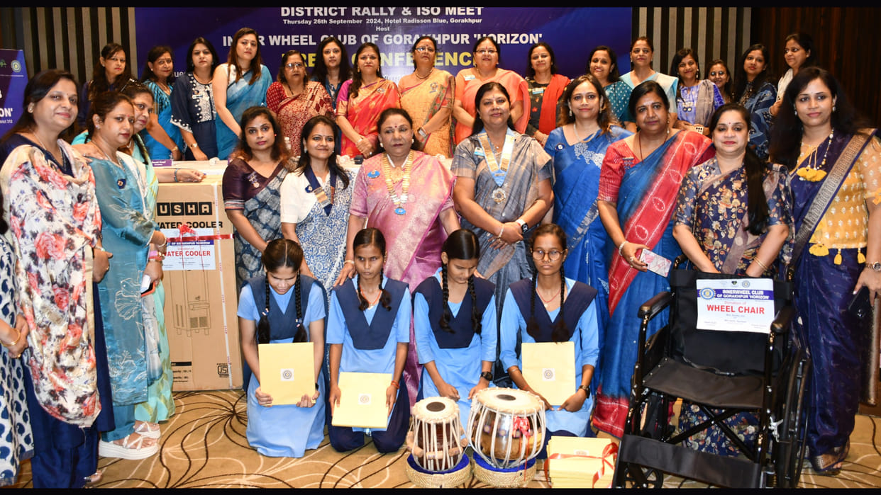 Innerwheel Club has adopted a government school in Gorakhpur.