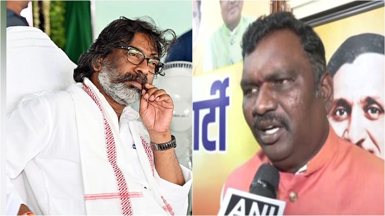 BJP hits back on chief minister hemant soren rate statement Jharkhand news in hindi