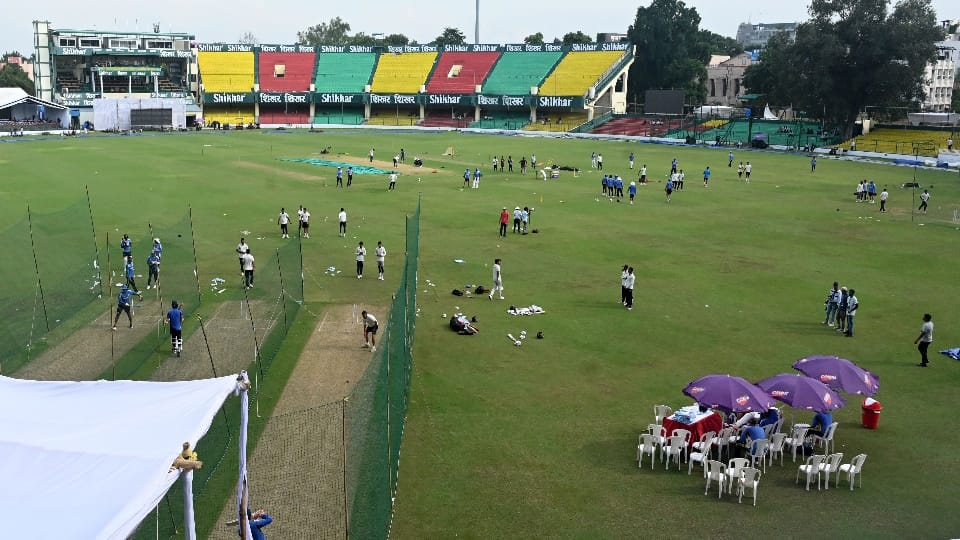 India bangladesh test series match will be played on pitch number six of Green Park Stadium kanpur see photos
