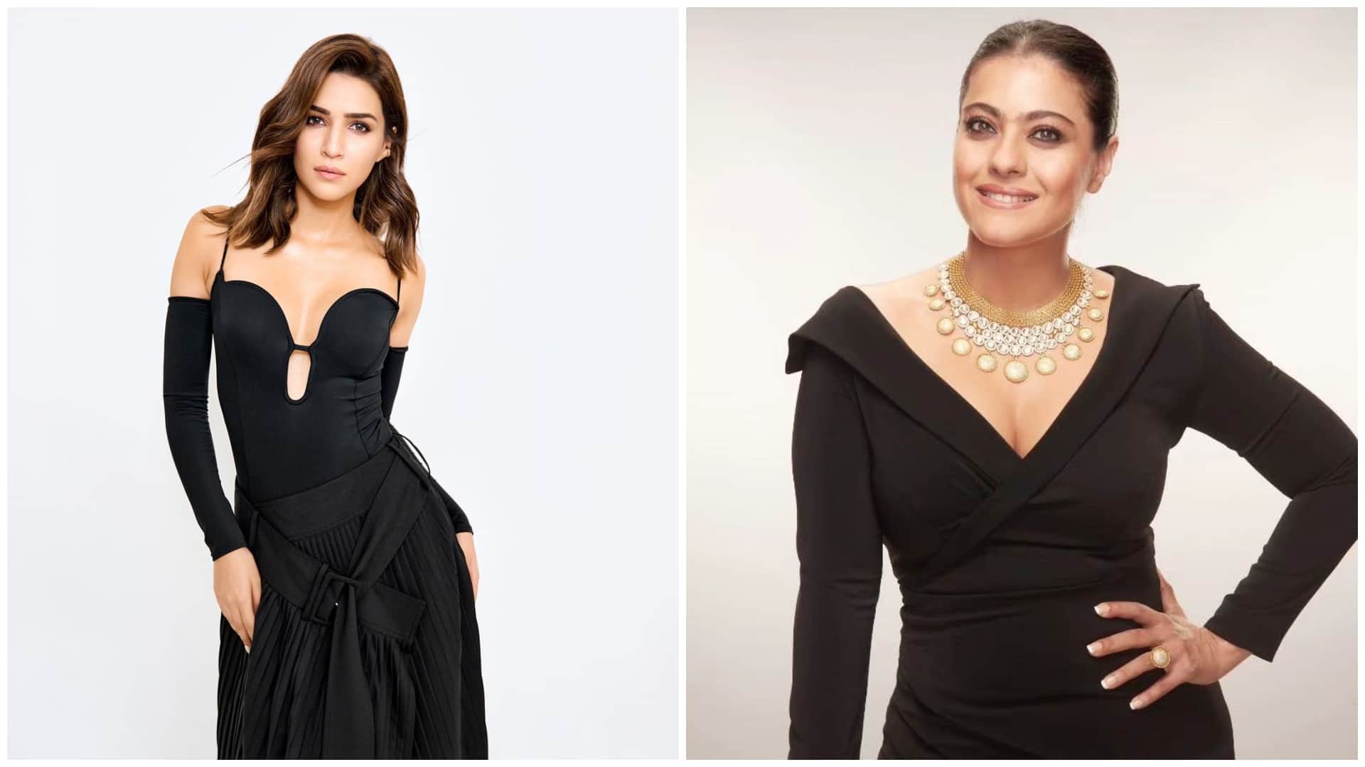 Navratri Special Kajol seen serving bhog to the devotees along with her son Yug like every year video viral