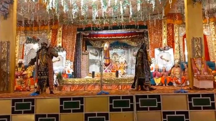 Ramlila staging: Lord Ram broke Lord Shiva's bow Parashuram got angry video