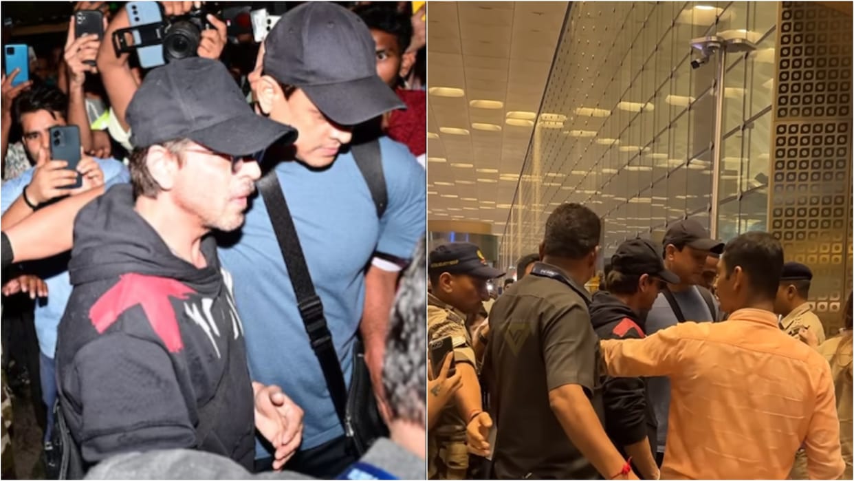 Shah Rukh Khan leaves for Abu Dhabi to attend the IIFA Awards srk spotted on Mumbai airport video viral