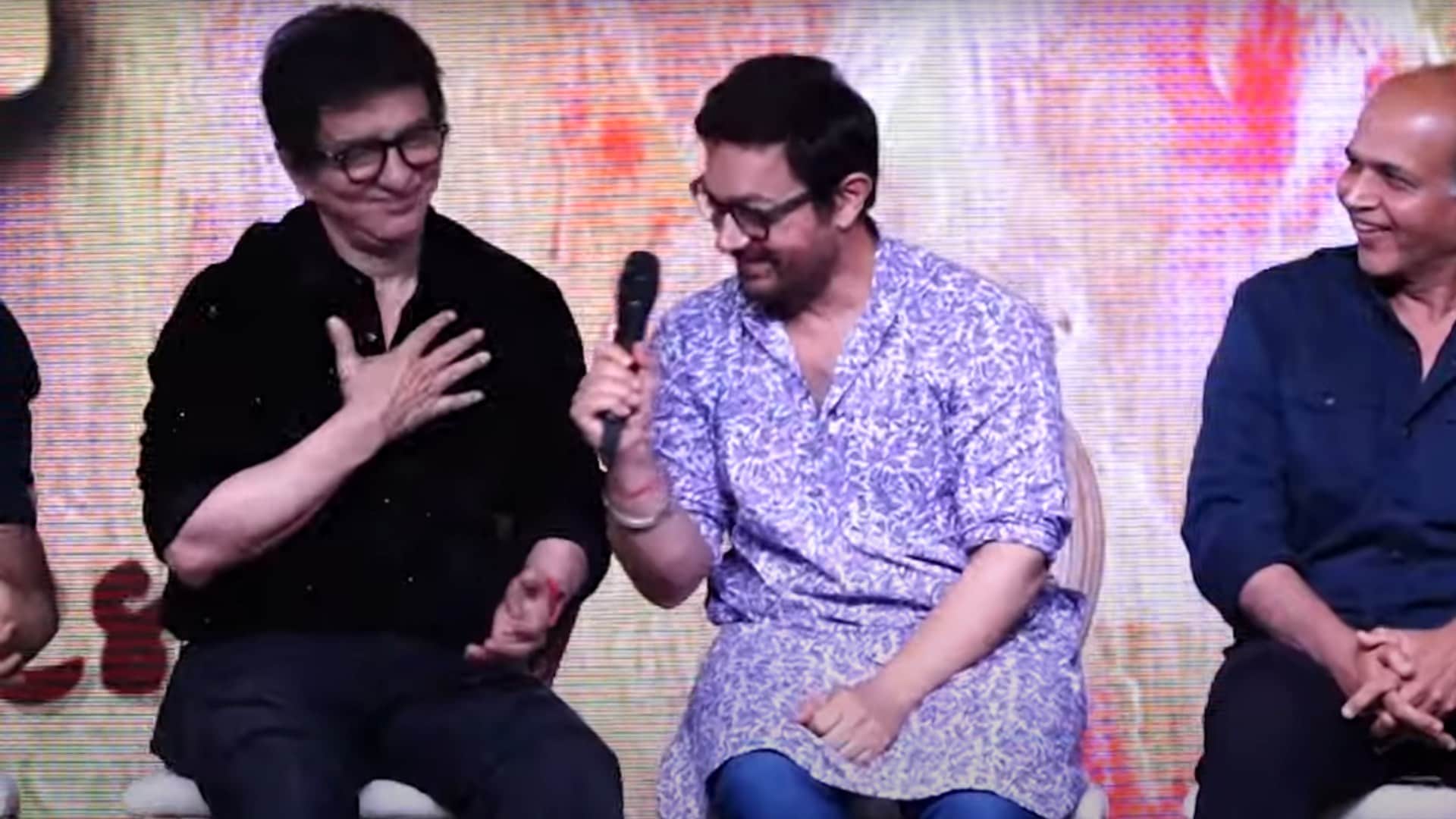 Yek Number Trailer launch event Aamir Khan Sajid Nadiadwala Ashutosh Gowarikar Rajkumar hirani