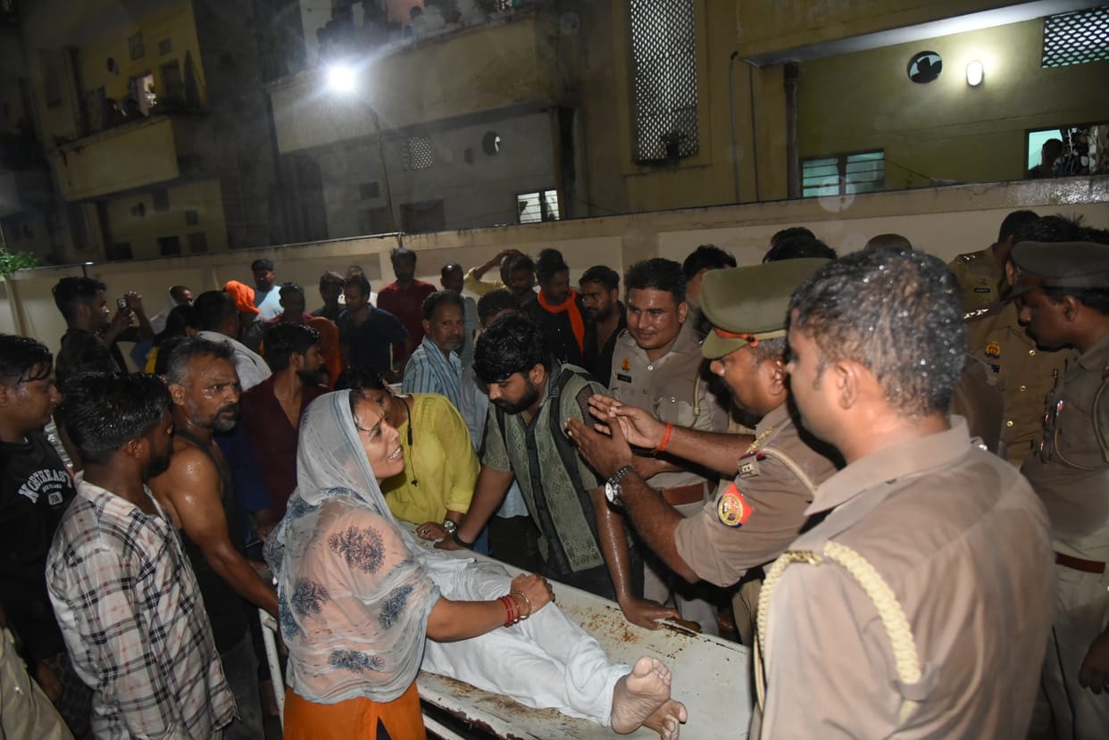 Lucknow: Pond was made by mining, three students drowned, two missing, three friends had gone to take bath