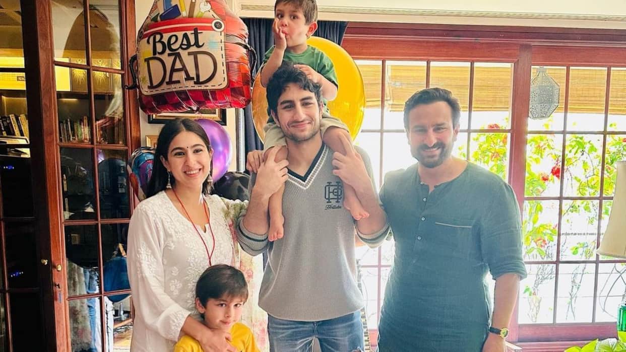 Ibrahim Ali Khan take advice from his father regarding relationship Saif Ali Khan said I feel lucky