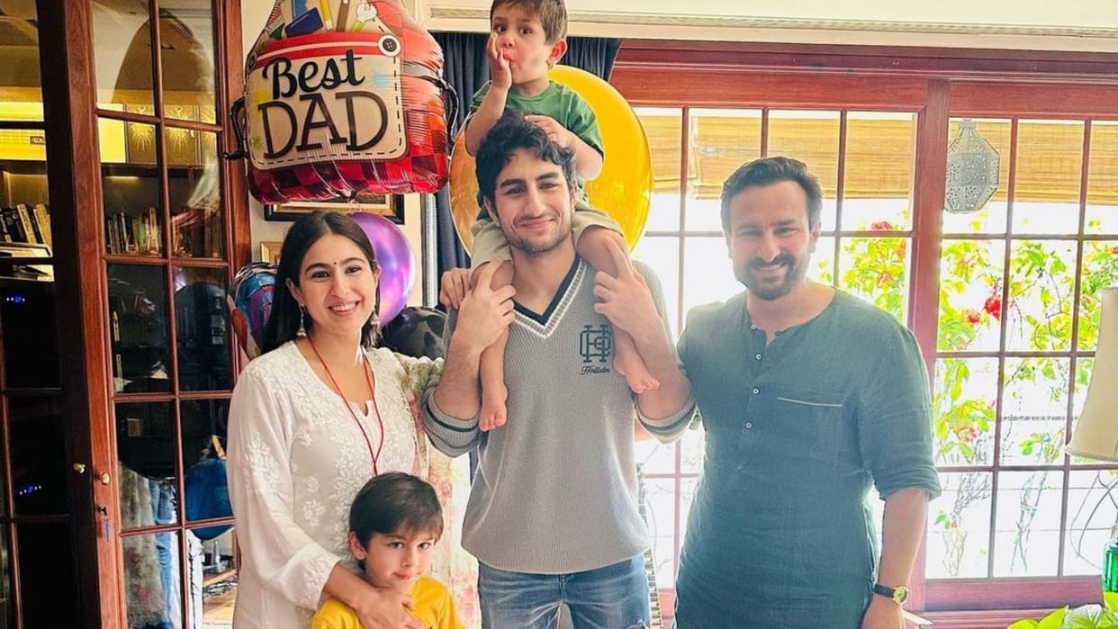 Ibrahim Ali Khan take advice from his father regarding relationship Saif Ali Khan said I feel lucky