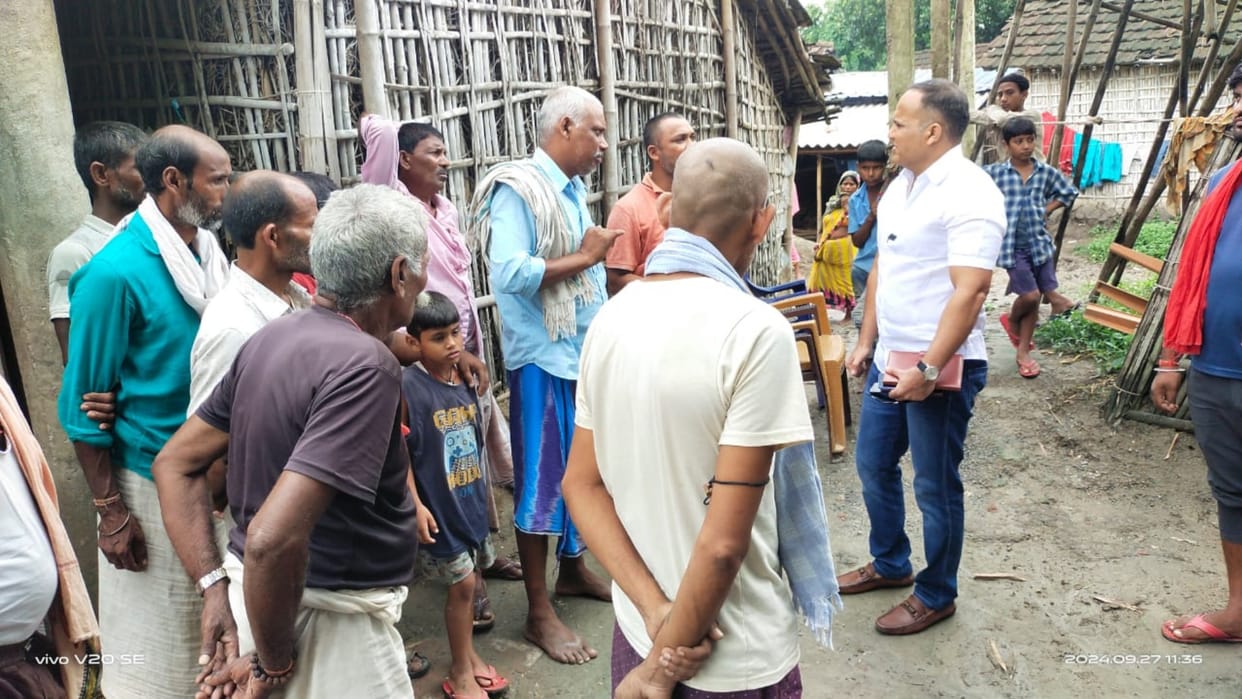 Bihar News: IG Shivdeep Lande visits Manihari in Purnea, discusses law and order in Diara region