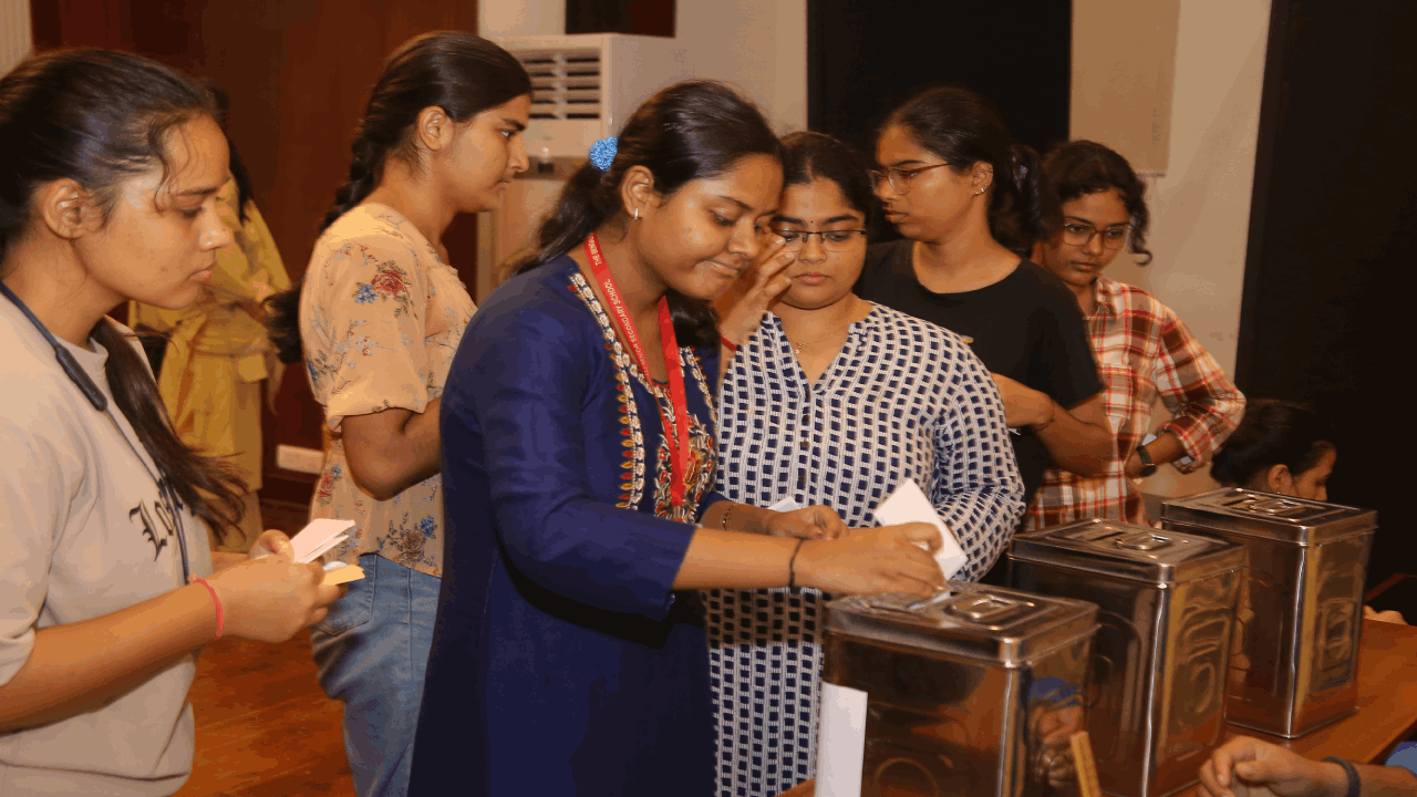 DUSU Election voting ends Students showed enthusiasm see pictures