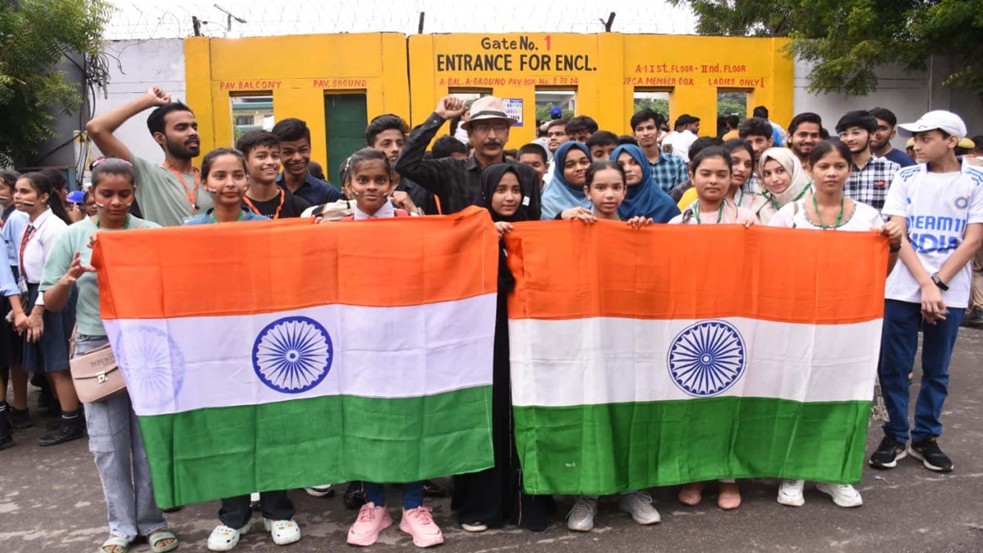 IND vs BAN: For the first time the match was inaugurated by ringing the bell and releasing balloons