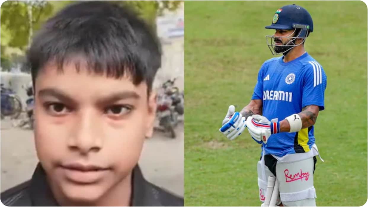 young fan of Virat Kohli travelled 58 km on cycle to watch his batting against Bangladesh in Kanpur Test