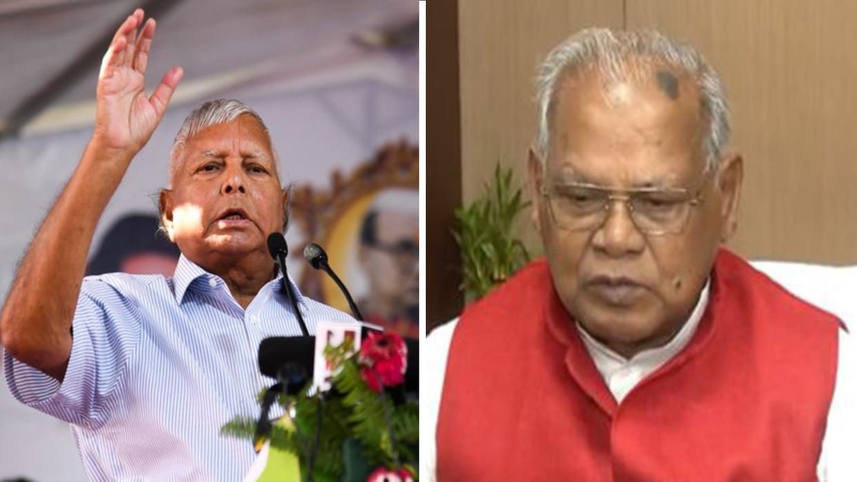 Caste Politics on  intensifies, Lalu asked Are you a Musahar, Manjhi hit back
