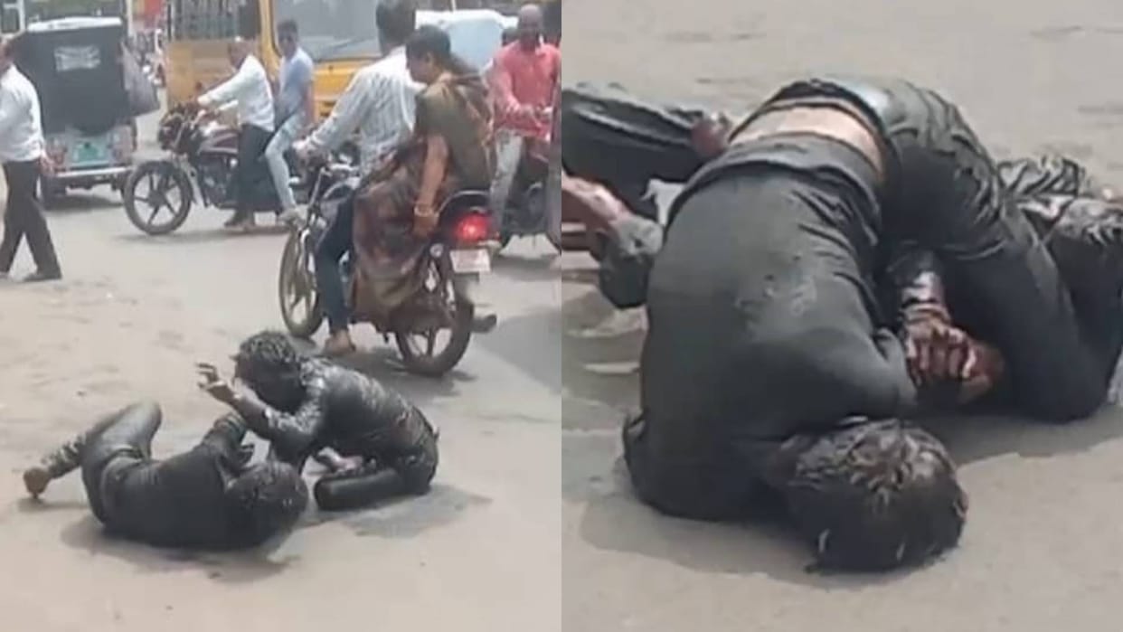 Ujjain First they sat together and drank alcohol and then got into scuffle in drain case of Indore Gate area