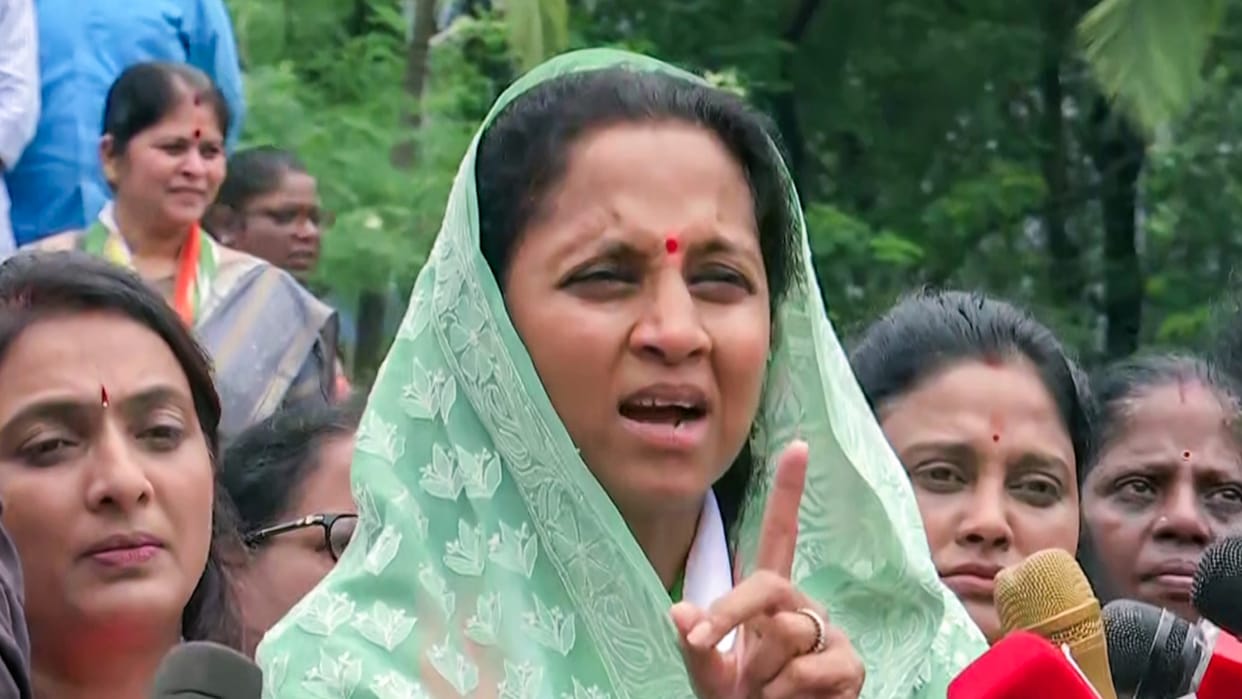 MP Supriya Sule says My fight won't end till I give father party he founded and symbol