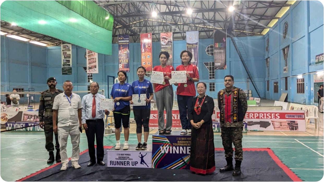 Younger Shuttler's showed strength in Lieutenant Colonel Robert T.A Memorial badminton tournament in Manipur