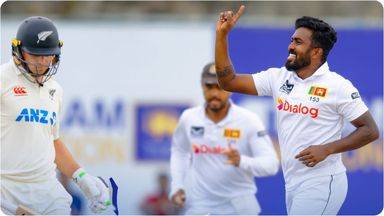 Sri Lanka vs New Zealand second test match second day match report scorecard and news updates in hindi