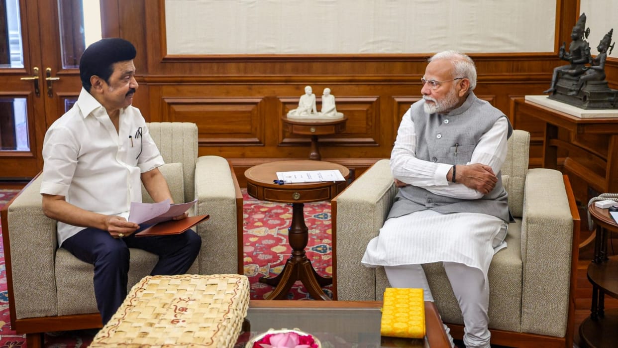 Stalin meets PM Modi; seeks funds for Chennai Metro, intervention to protect fishermen
