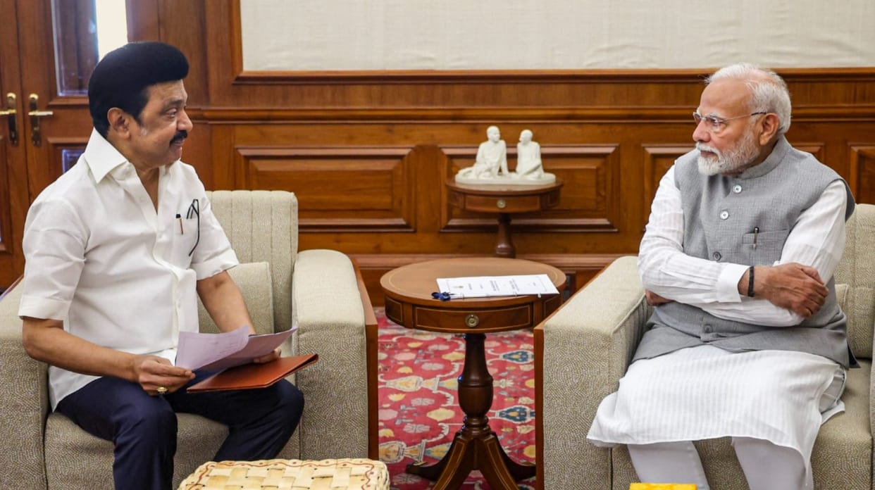 Tamil Nadu CM Stalin meets PM Modi, seeks release of pending funds to state
