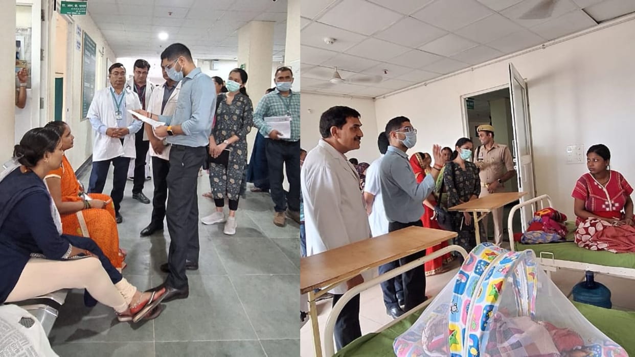 CDO Himanshu Nagpal warned CMS over deficiencies in inspection of Varanasi District Hospital