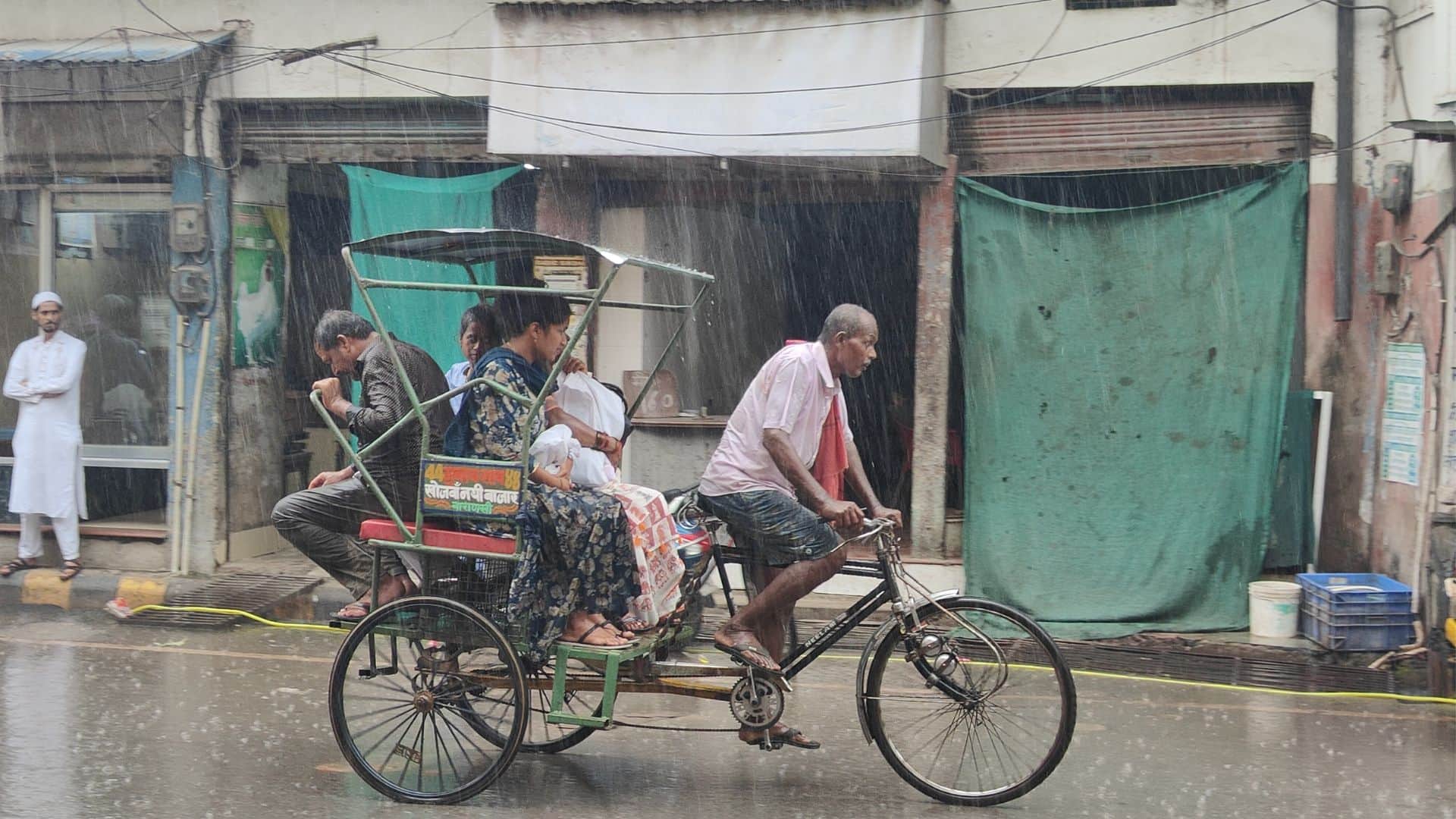 varanasi monsoon active again weather changed 34 mm rain occurred