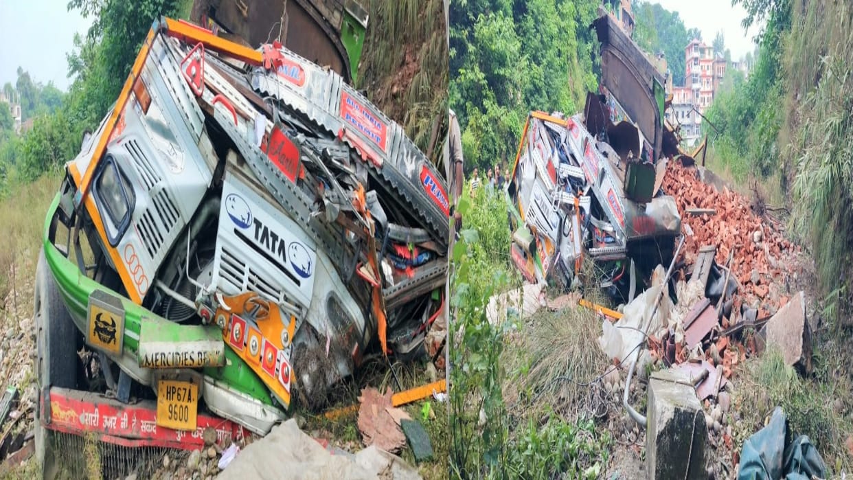 Truck lost control on the climb in Lamblu and fell into the ditch, driver died